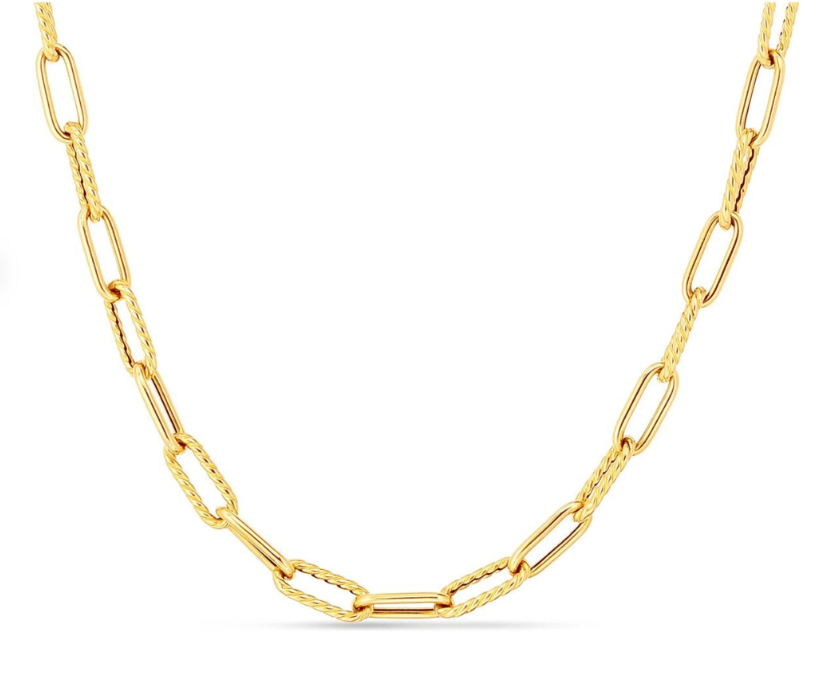 Contemporary Chain  Women 17 18 Polished Necklace 5310168AY170