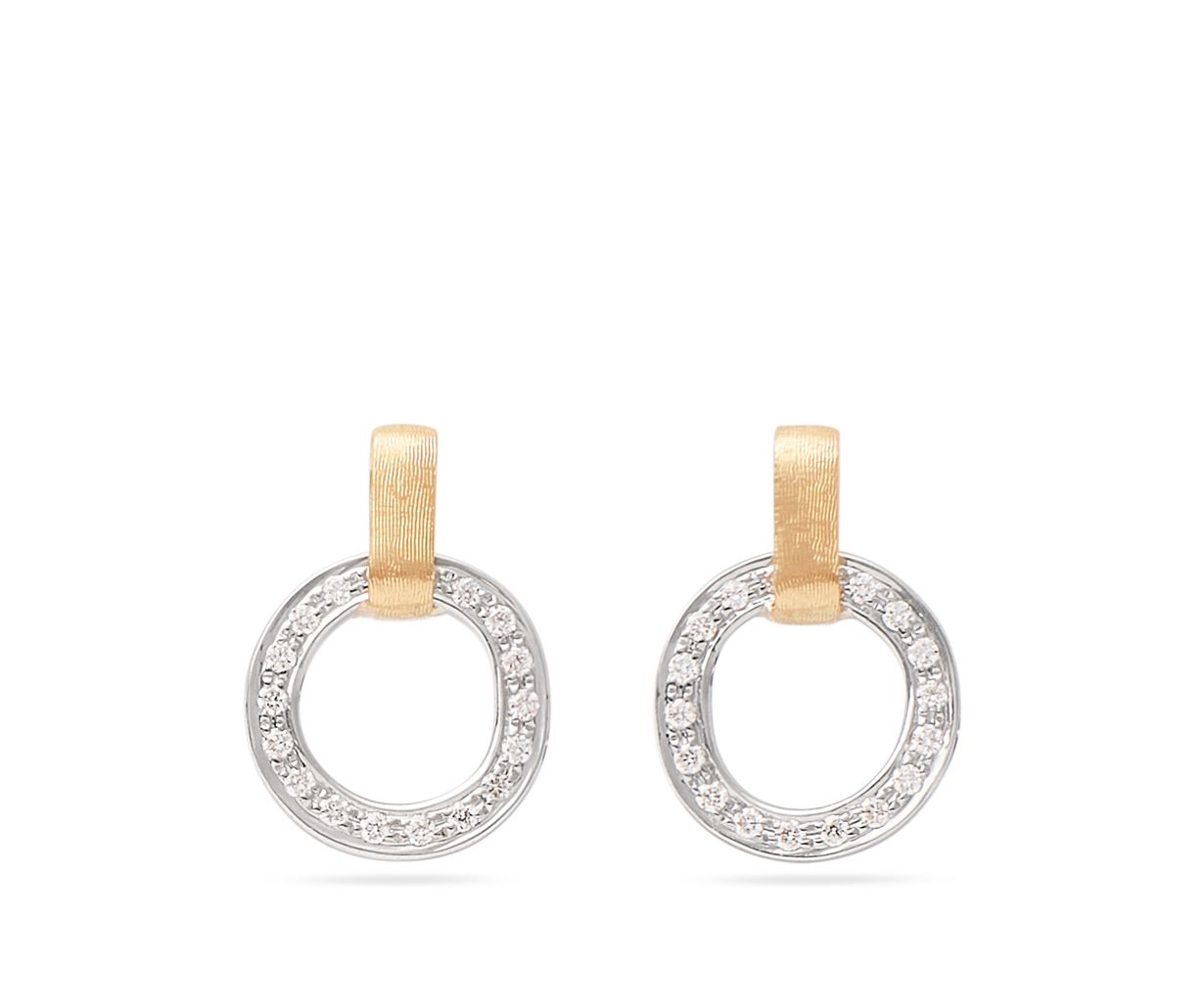 Contemporary Drop Jaipur Women  18 Brushed Earrings OB1757 B1 YW