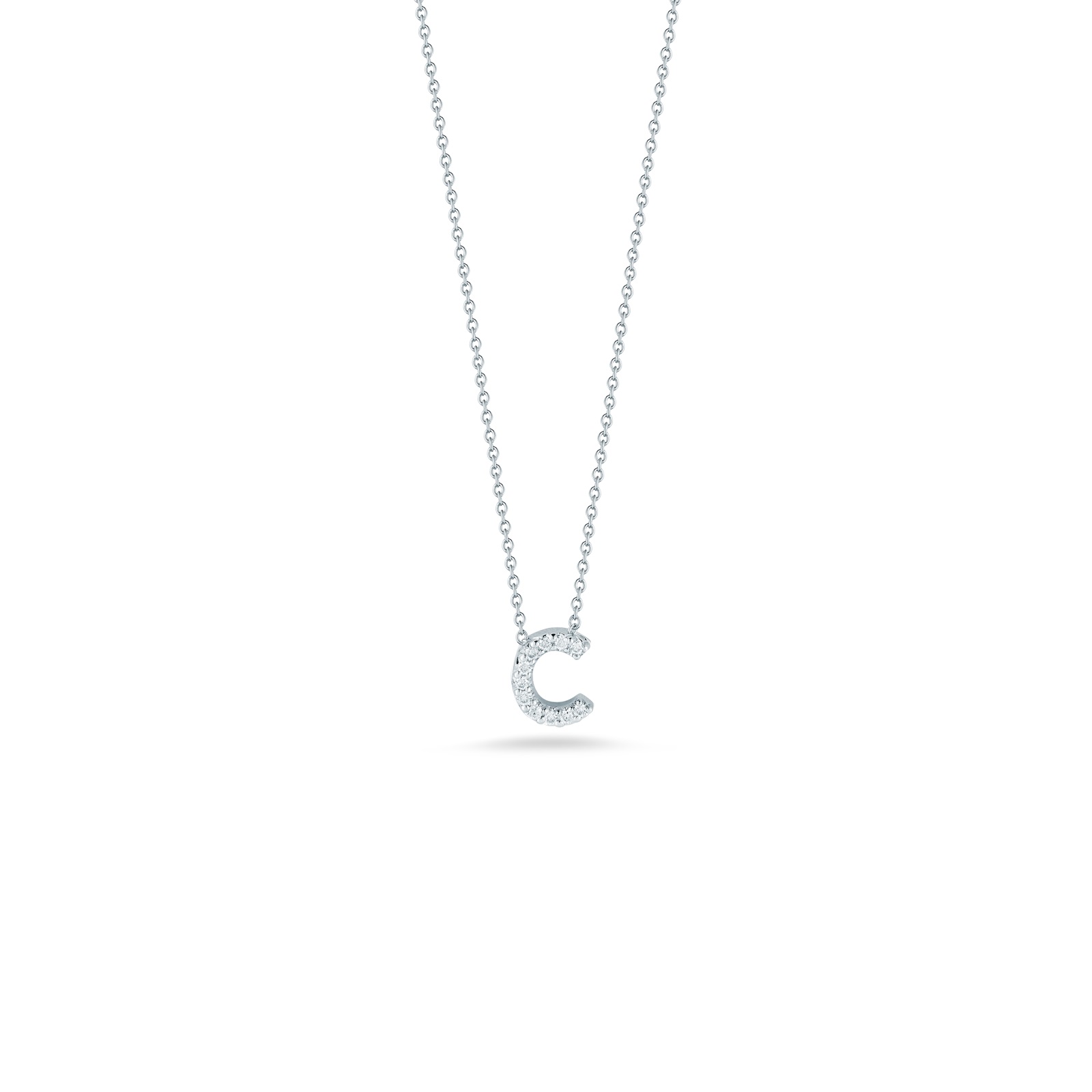 Everyday Pendant Love Letter Women  18 Polished Necklace 001634AWCHXC