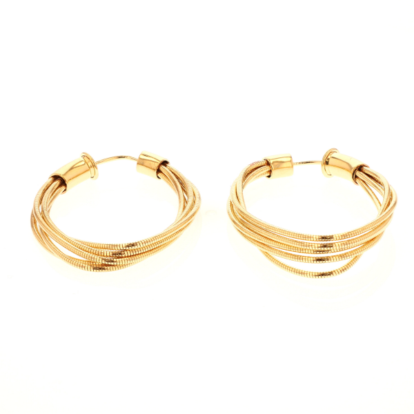 Hoop  Women  18 Polished Earrings WDNAO126Y