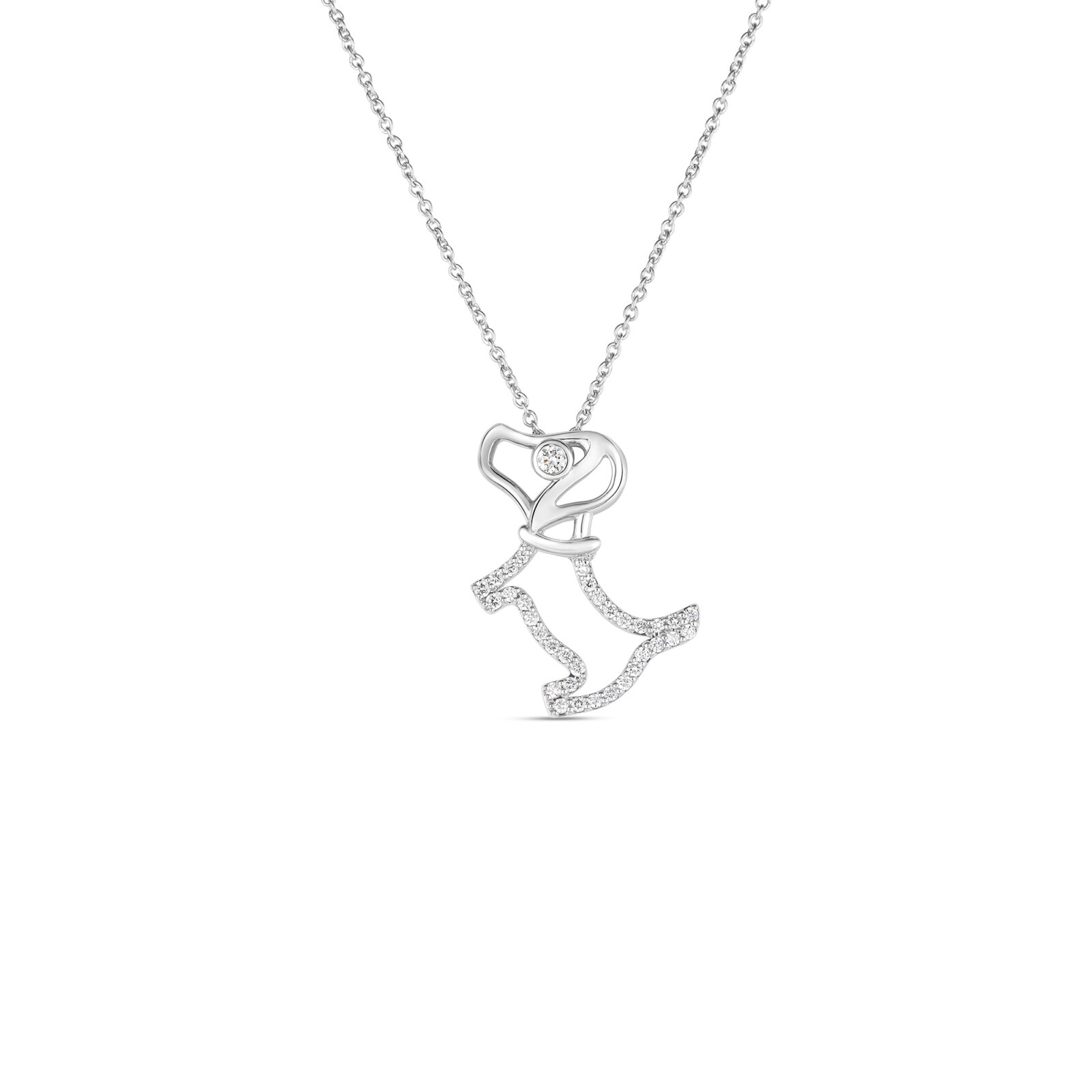 Pendant  Women  18 Polished Necklace 002150AYCHX0