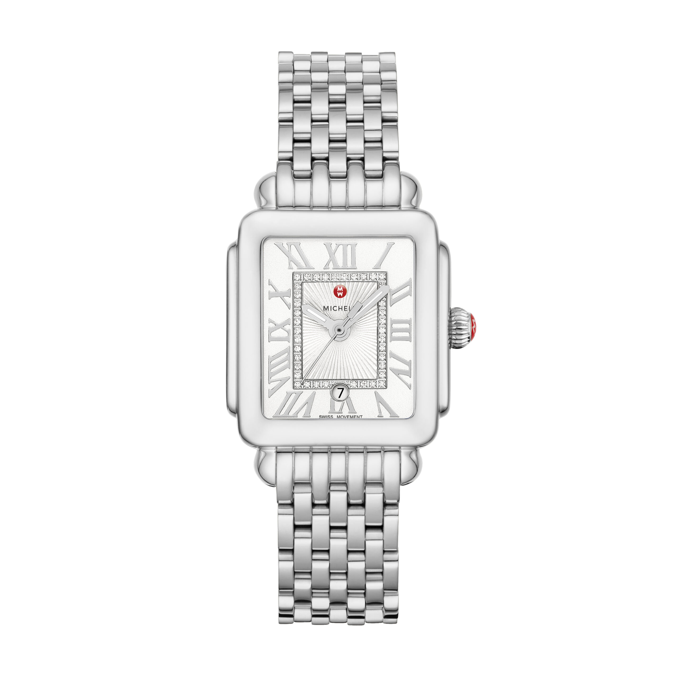 Rectangle Deco Women 16mm  Polished Watch MWW06G000012