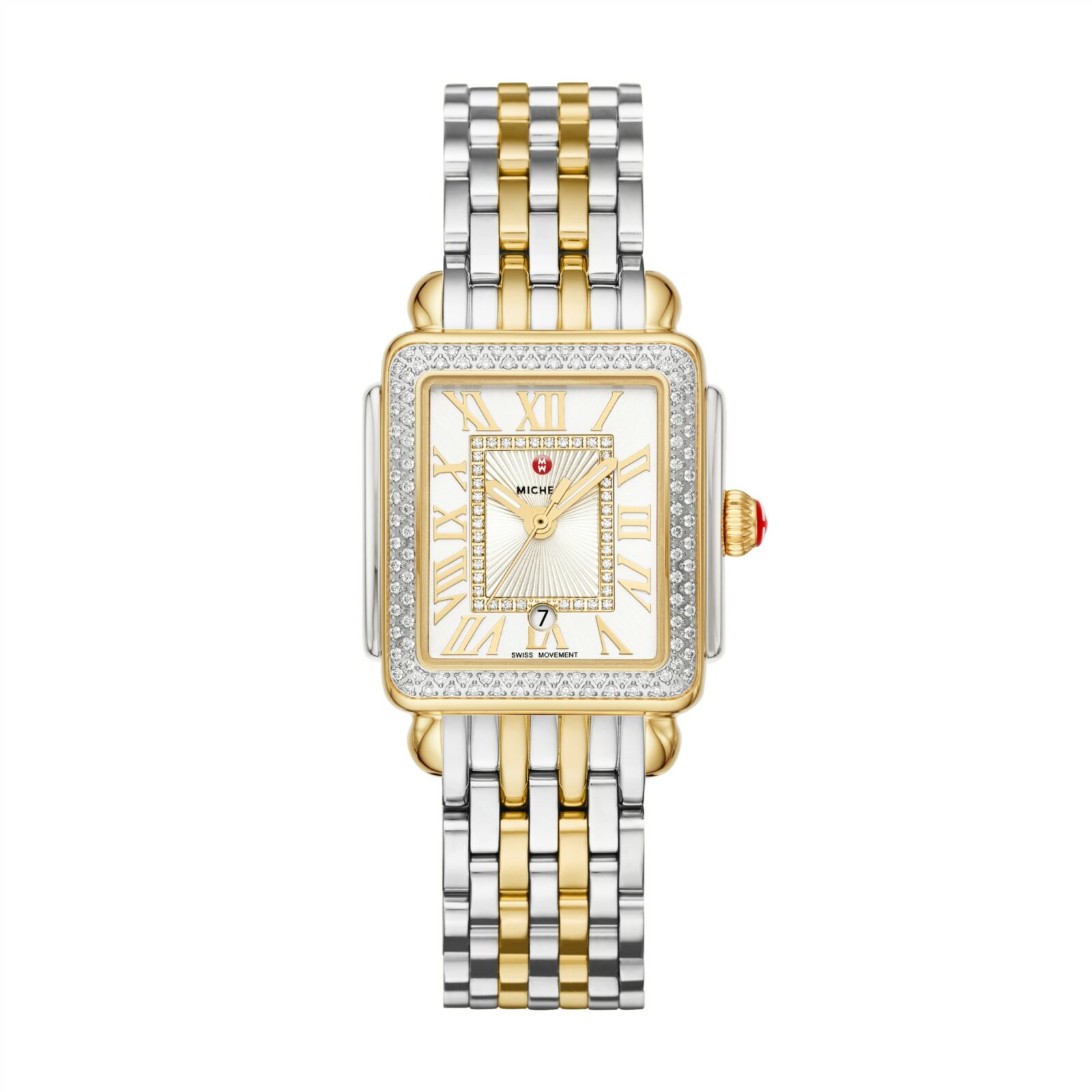 Rectangle Deco Women 16mm  Polished Watch MWW06G000002